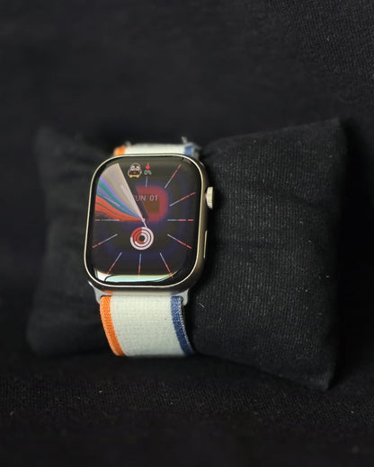 HK 9 PRO+ Luxury Smartwatch with Stylish Nylon Strap