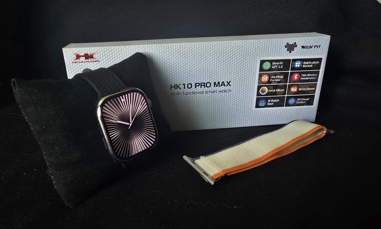 HK 9 PRO+ Luxury Smartwatch with Stylish Nylon Strap